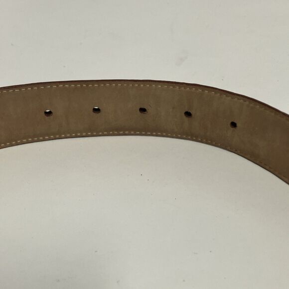 New Belt Master Genuine Leather Men’s Belt added Brass Dolphin Closing Piece 31 - Picture 11 of 16